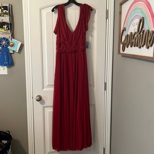 Apple red bridesmaids dress, size 16. Tags on, never worn.